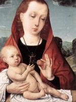 Juan de Flandes - Virgin and Child before a Landscape